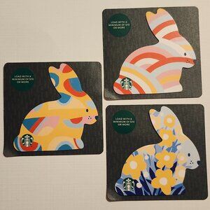 CUTE STARBUCKS Easter Themed Gift Cards Easter Gathering Easter Bunny Starbucks